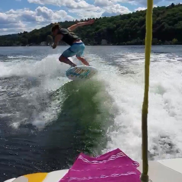 Jake Caster Tearing up a NautiCurl Wave