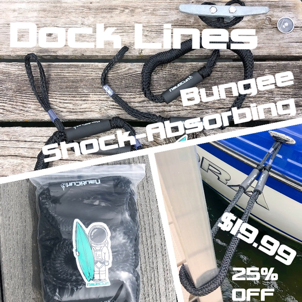 What?? 25% OFF NautiCurl Bungee Shock-absorbing Dock Lines