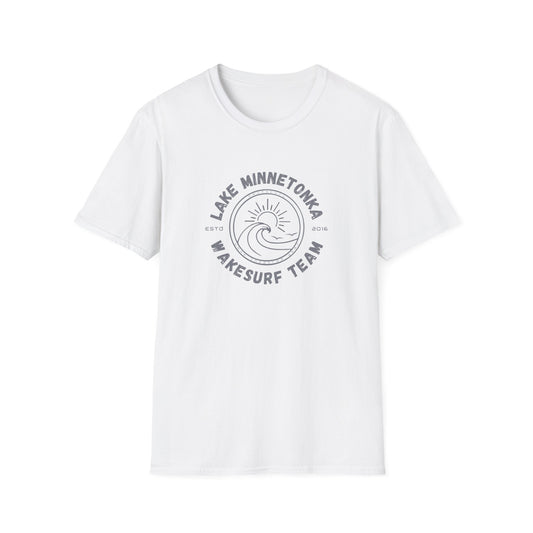Lake Minnetonka Wakesurf Team T-Shirt | Surf Wave Logo - NautiCurl LLC