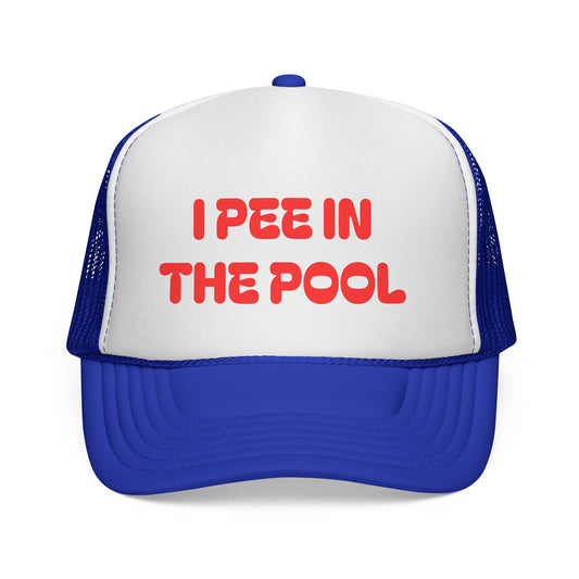 I Pee in the Pool Trucker Cap | Funny Winter Hat