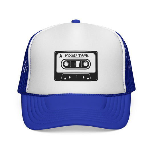 Mixed Tape Cassette Trucker Cap | Mesh Trucker - NautiCurl LLC