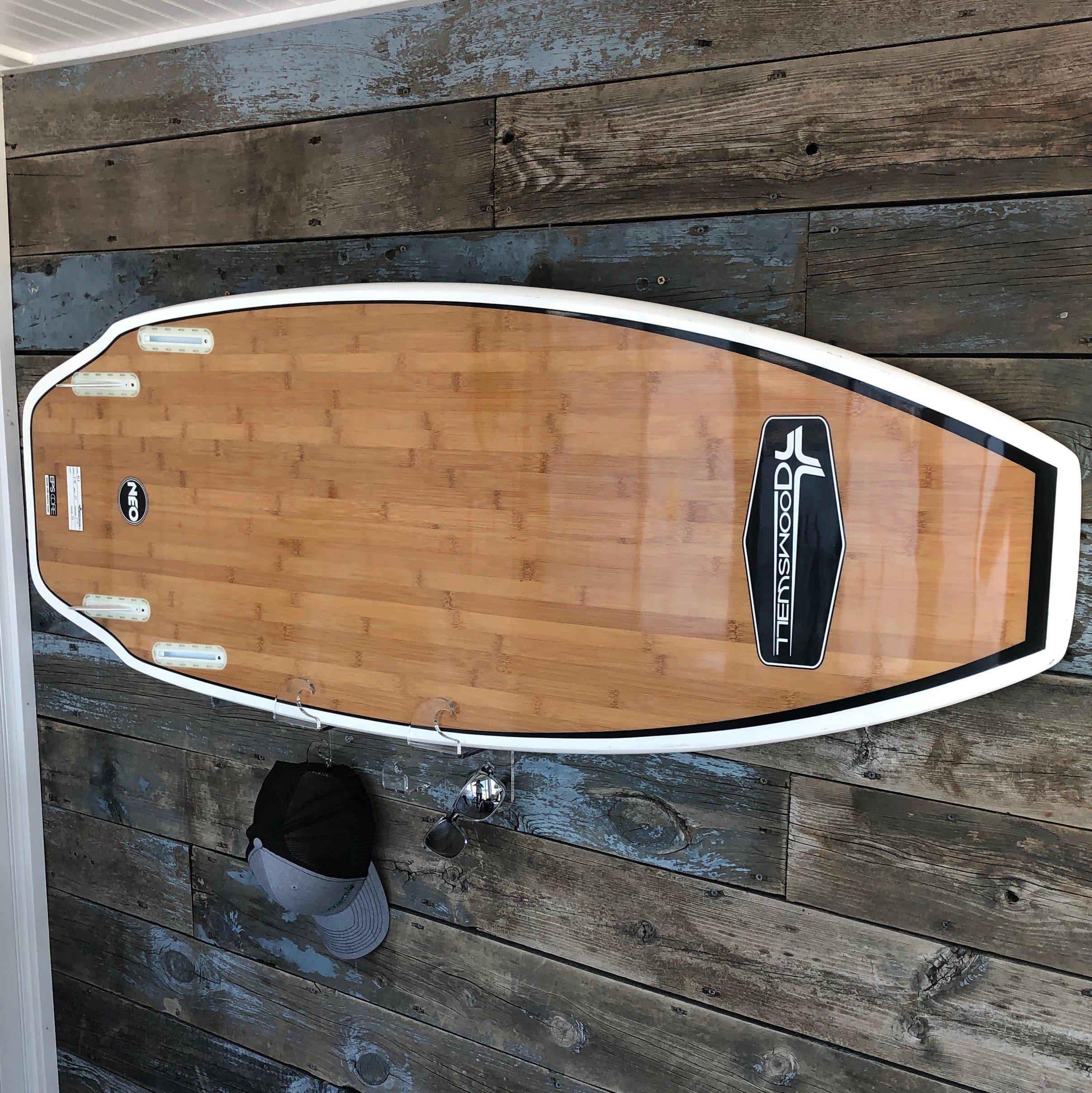 Doomswell wakesurf board rack for wakesurfing clear acrylic