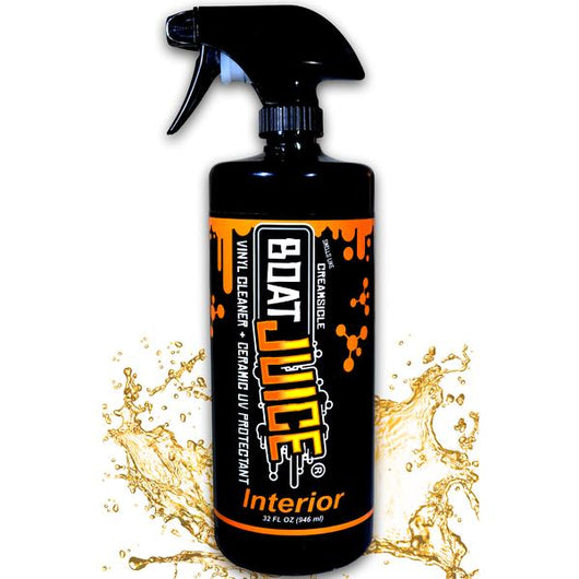 Boat Juice Interior Cleaner for Vinyl, Carpet, Plastic, Foam, Glass, Metal, Fiberglass NautiCurl