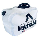 FatSac Fillable Weight Bag Ballast. NautiCurl My Sac is Heavier Than Yours Wakesurfing wakeboarding lead weight bag. Fills with sand or water.