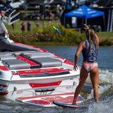 Wakesurf Rope Ashley Kidd Joystick NautiCurl Wakesurfing Bounce Back Bungee Rope