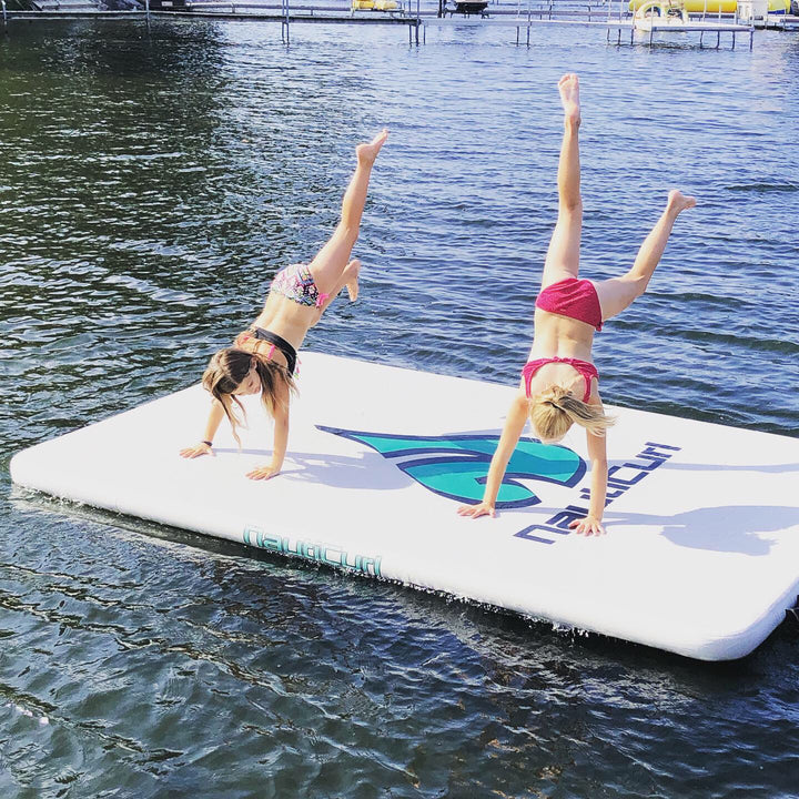 Best Inflatable swim mat pad NautiCurl
