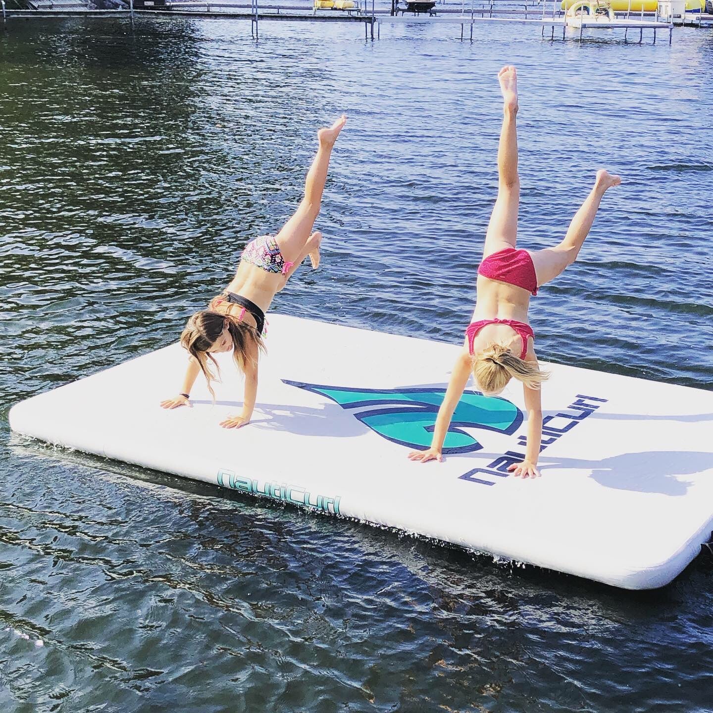 Turn Your Lake Day Into a Floating Party — Discover NautiPad Inflatable Swim Mats