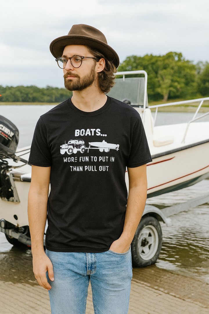 Boats..more fun to put in than pull out