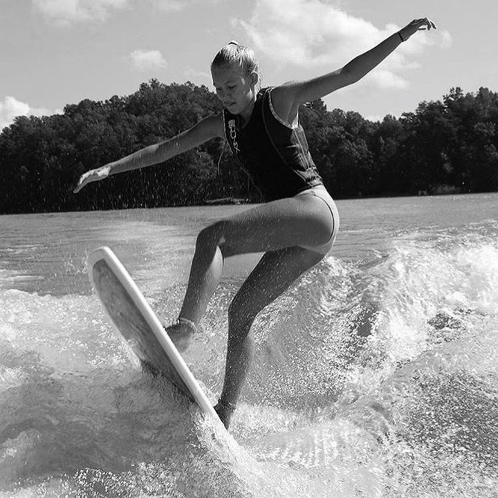 Mastercraft X30 Before and After Wave with Wake Shaper. Check out our YouTube channel and see the Difference!