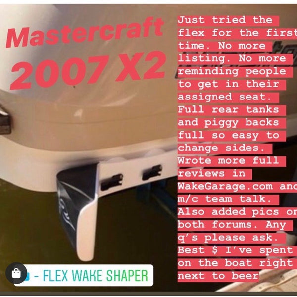 Mastercraft FLEX Wake Shaper - Fits X2, X10, X45, X55, X80 and more