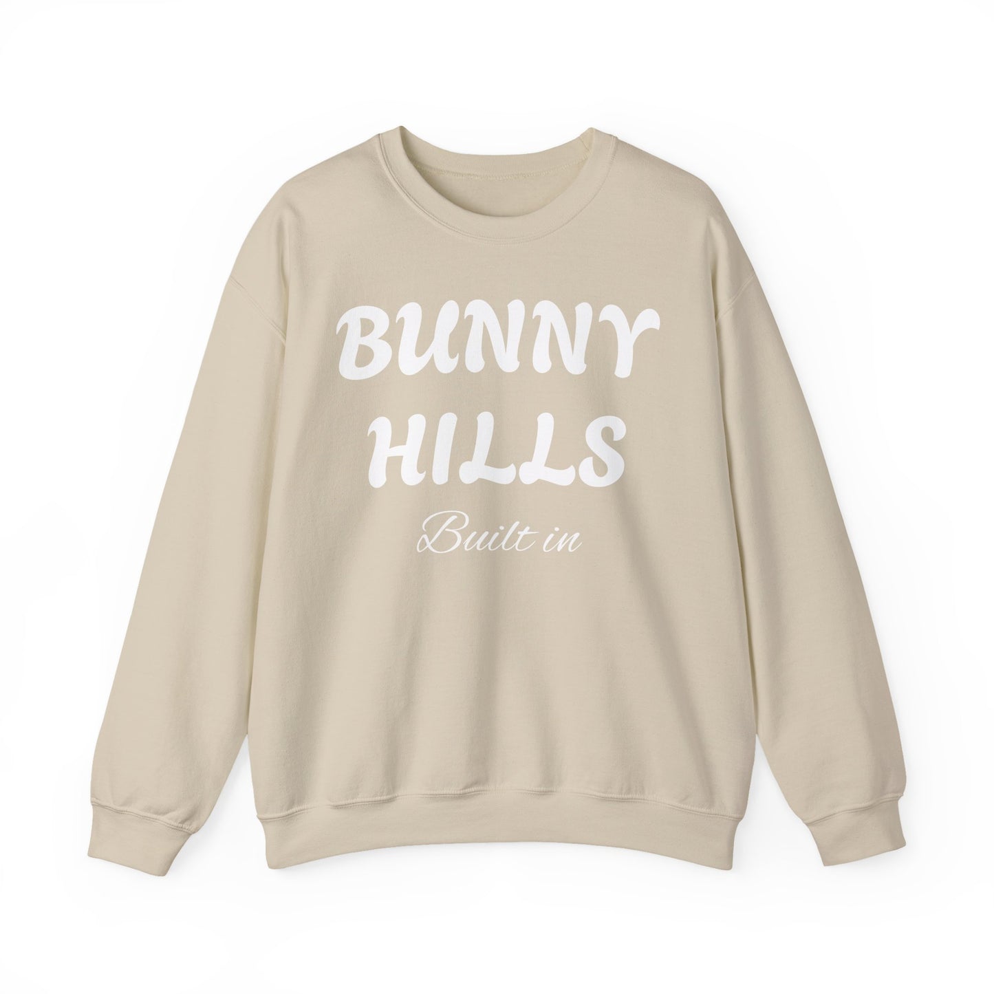 Bunny Hills Sweatshirt | Retro Script Winter Typography - NautiCurl LLC