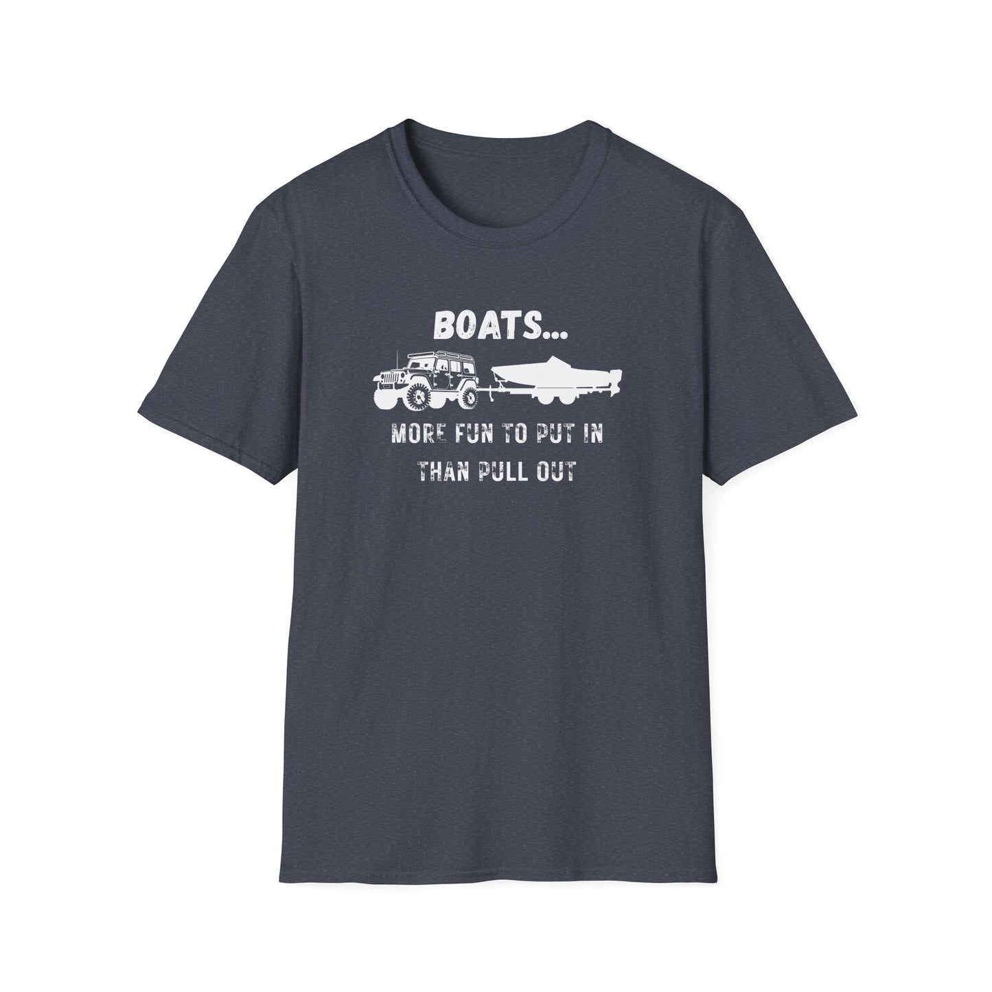 Boats...More Fun To Put in Than Pull Out T-Shirt | Funny Witty Tee - NautiCurl LLC