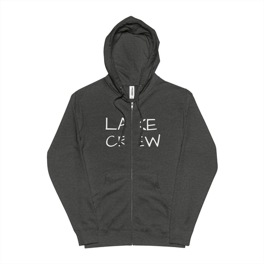 Lake Crew Hoodie | Zip-Up Fleece Hooded Sweatshirt - NautiCurl LLC
