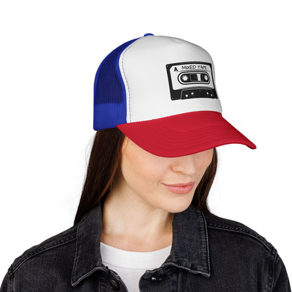 Mixed Tape Cassette Trucker Cap | Mesh Trucker - NautiCurl LLC