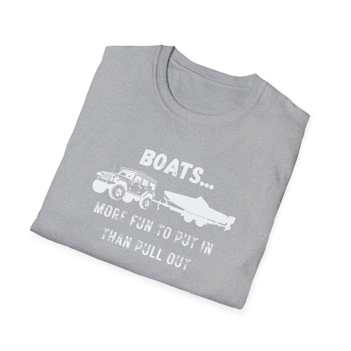 Boats...More Fun To Put in Than Pull Out T-Shirt | Funny Witty Tee - NautiCurl LLC
