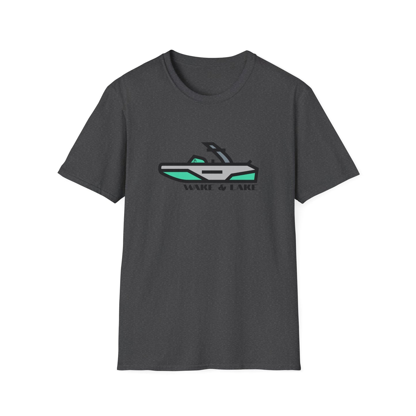 Wake & Lake Boat T‑Shirt — Wakeboard & Wakesurf / Lake Life Graphic Tee
