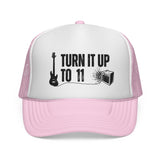 Turn It Up To 11 Electric Guitar Trucker Cap | Guitar Amp Logo