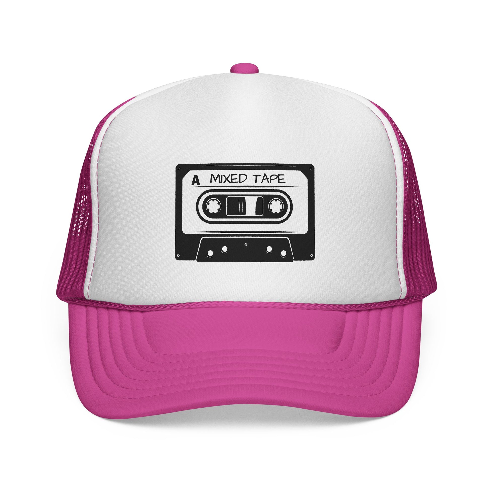Mixed Tape Cassette Trucker Cap | Mesh Trucker - NautiCurl LLC
