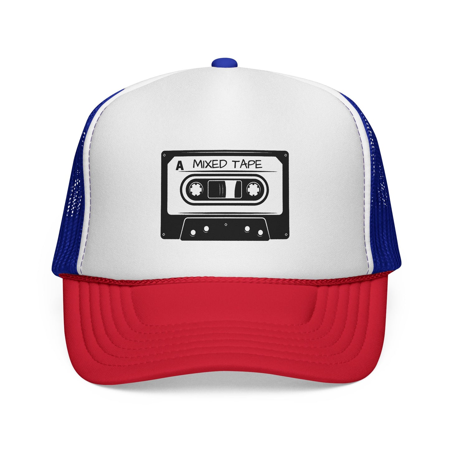 Mixed Tape Cassette Trucker Cap | Mesh Trucker - NautiCurl LLC