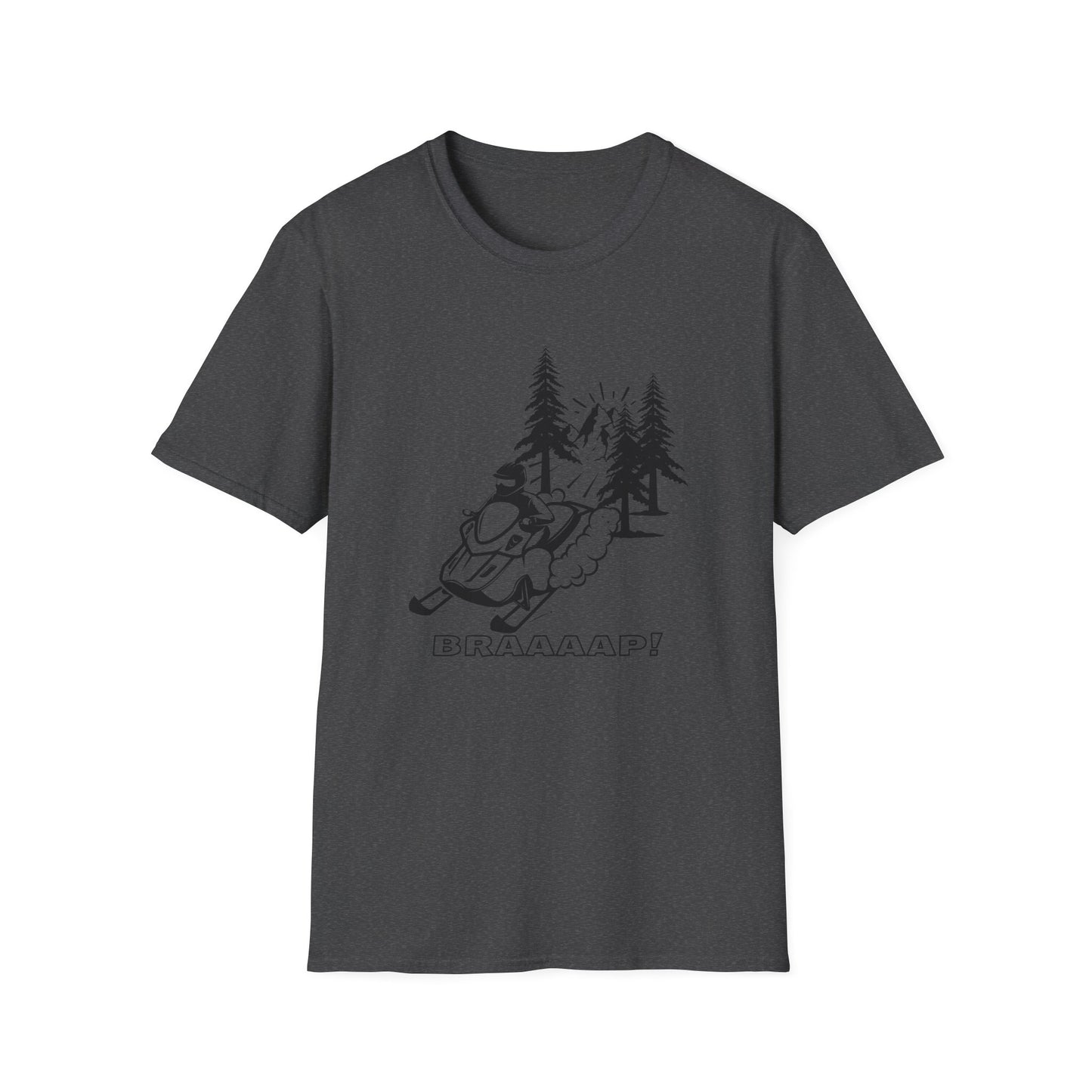 Snowmobile BRRAAAP! T-Shirt | Winter Racing Graphic - NautiCurl LLC