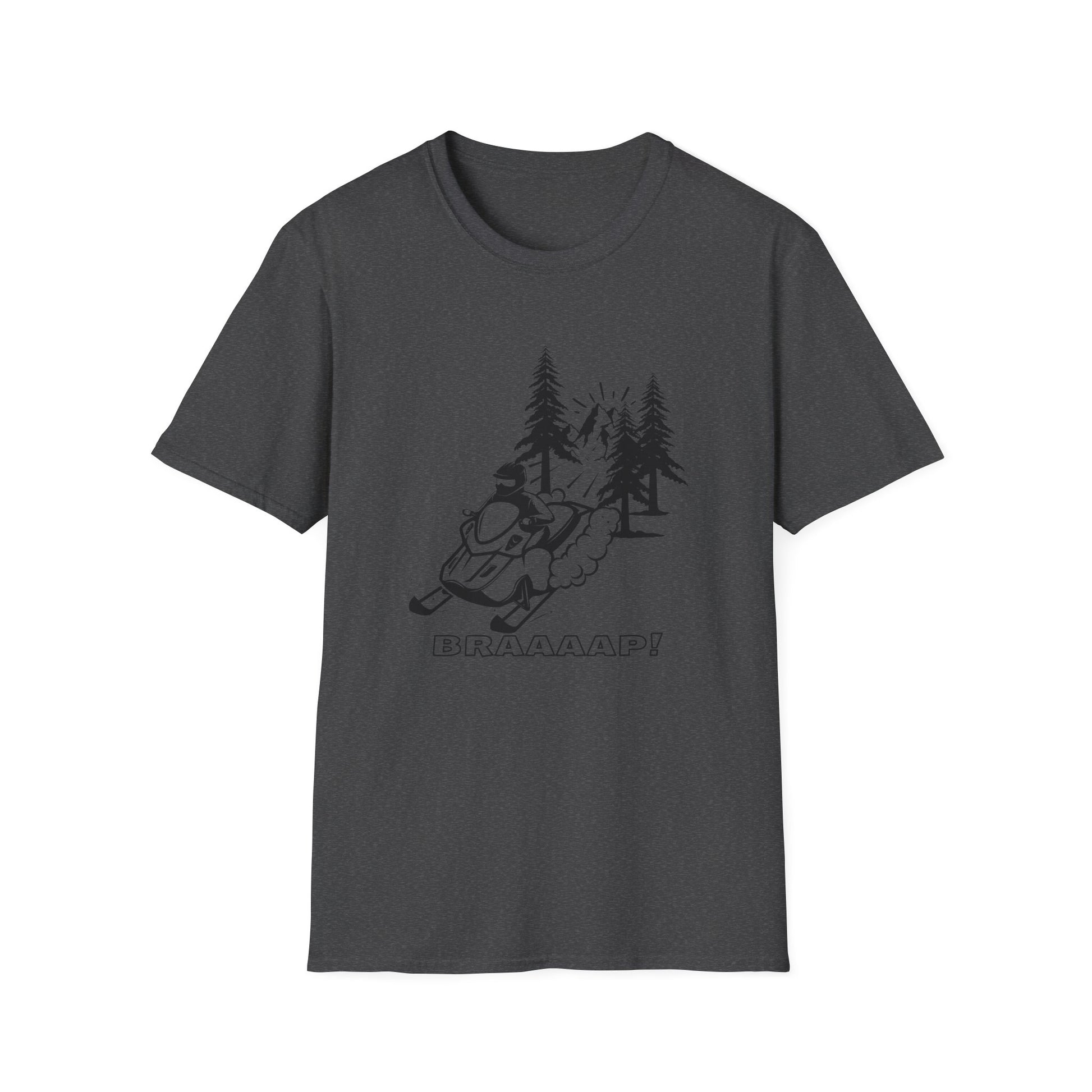 Snowmobile BRRAAAP! T-Shirt | Winter Racing Graphic - NautiCurl LLC