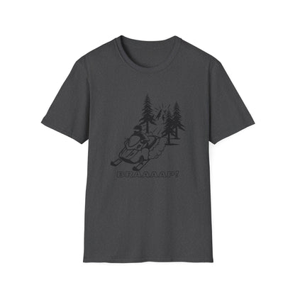 Snowmobile BRRAAAP! T-Shirt | Winter Racing Graphic - NautiCurl LLC