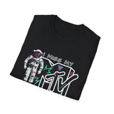 I Miss My MTV T-Shirt | Retro MTV Logo Astronaut Graphic