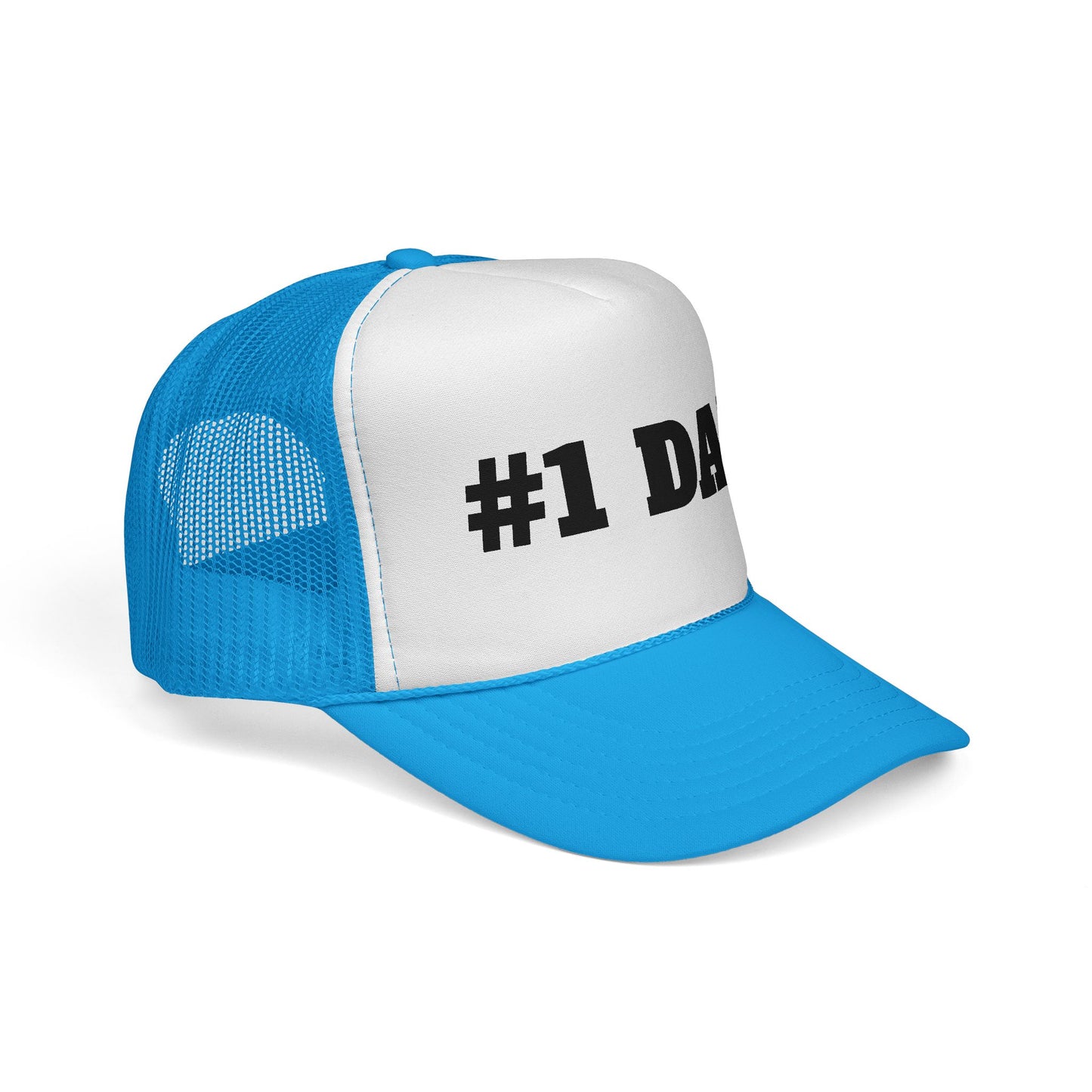 Number #1 Dad Trucker Cap | Mesh Baseball Hat