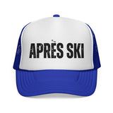 APRES SKI Trucker Cap | Retro Skiing Mesh Hat, Snow Lodge Style