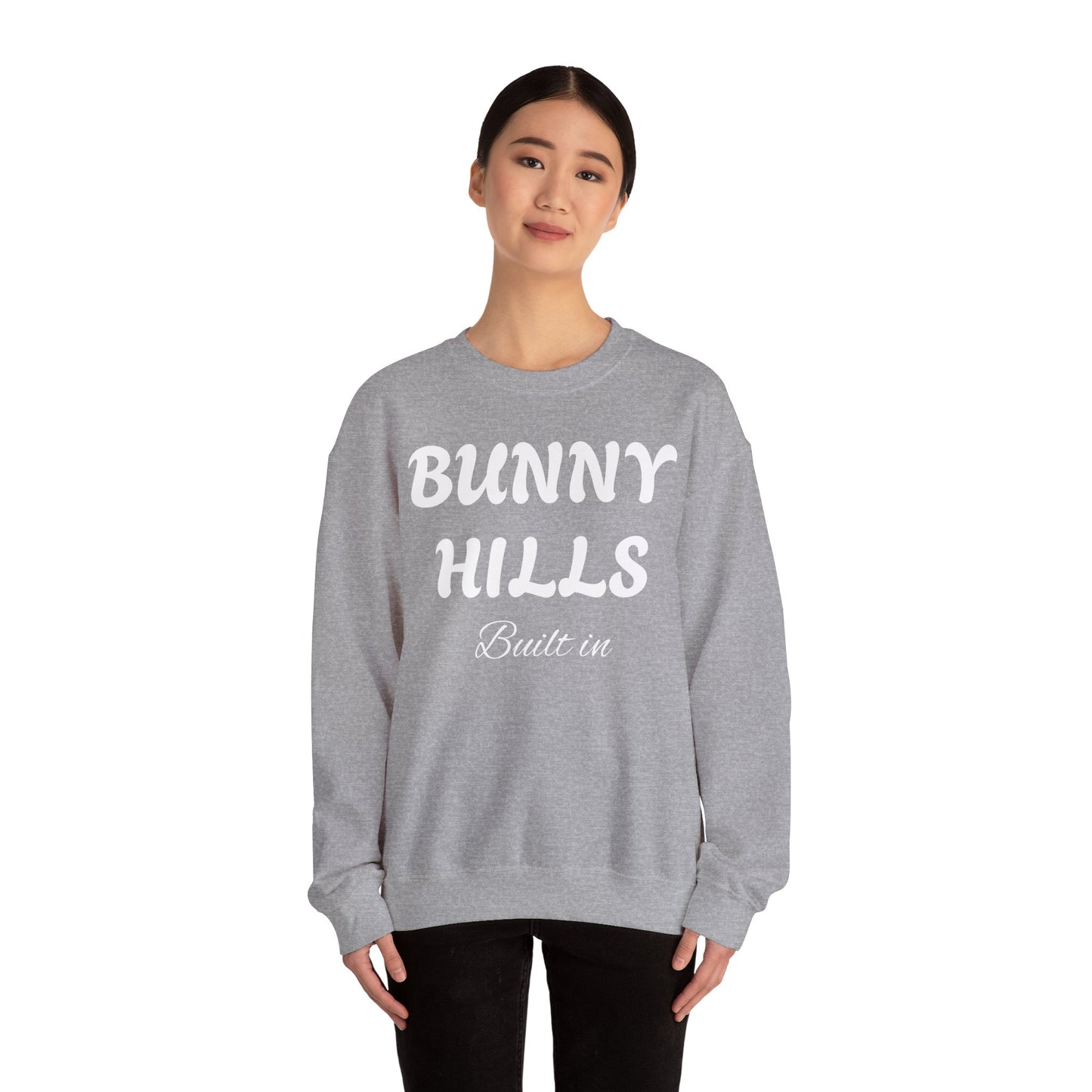 Bunny Hills Sweatshirt | Retro Script Winter Typography - NautiCurl LLC