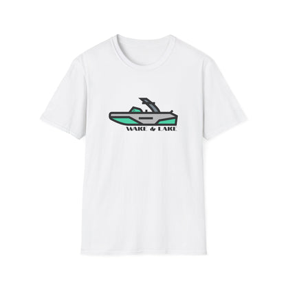 Wake & Lake Boat T‑Shirt — Wakeboard & Wakesurf / Lake Life Graphic Tee