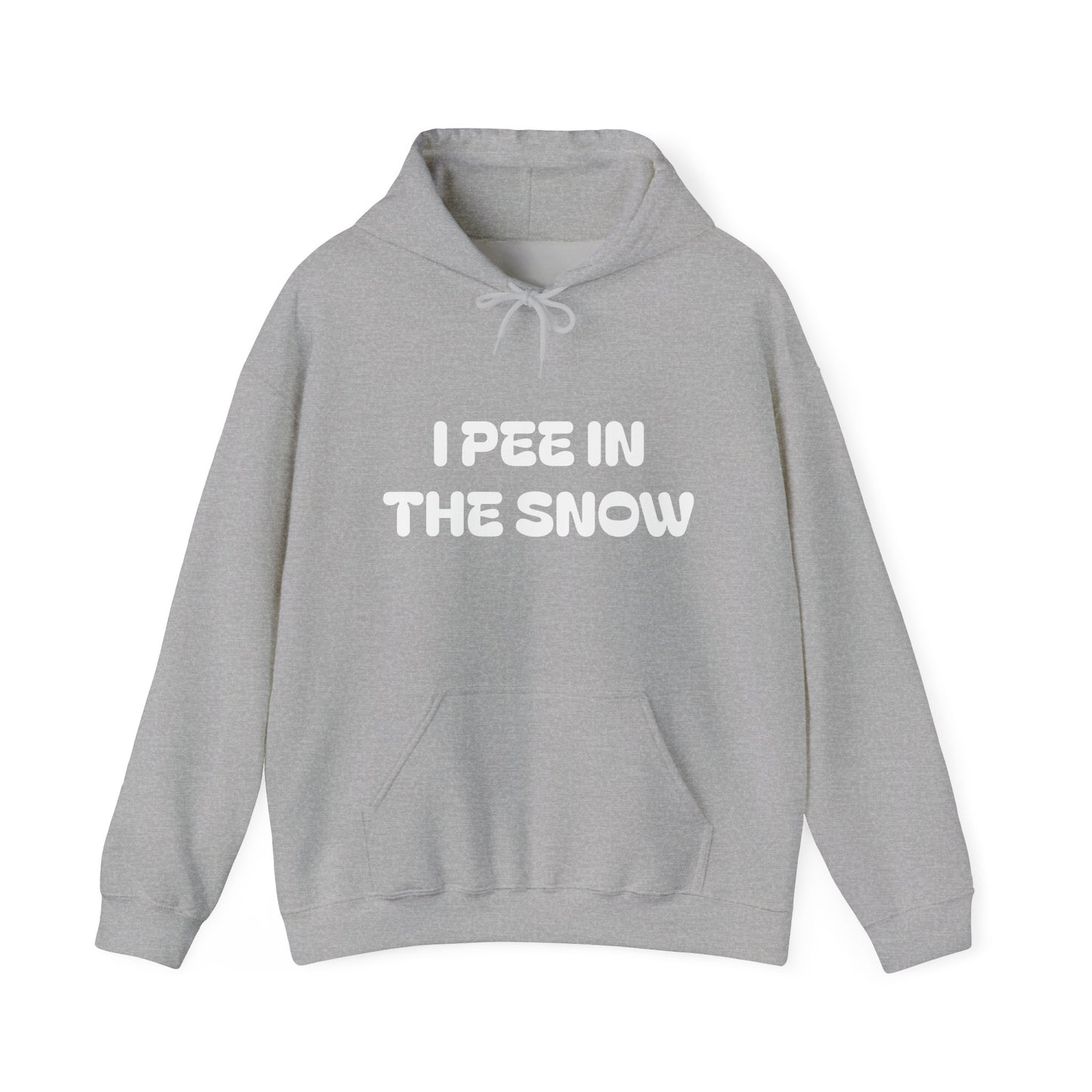 I Pee in the Snow Hoodie | Funny Winter Phrase Sweatshirt - NautiCurl LLC