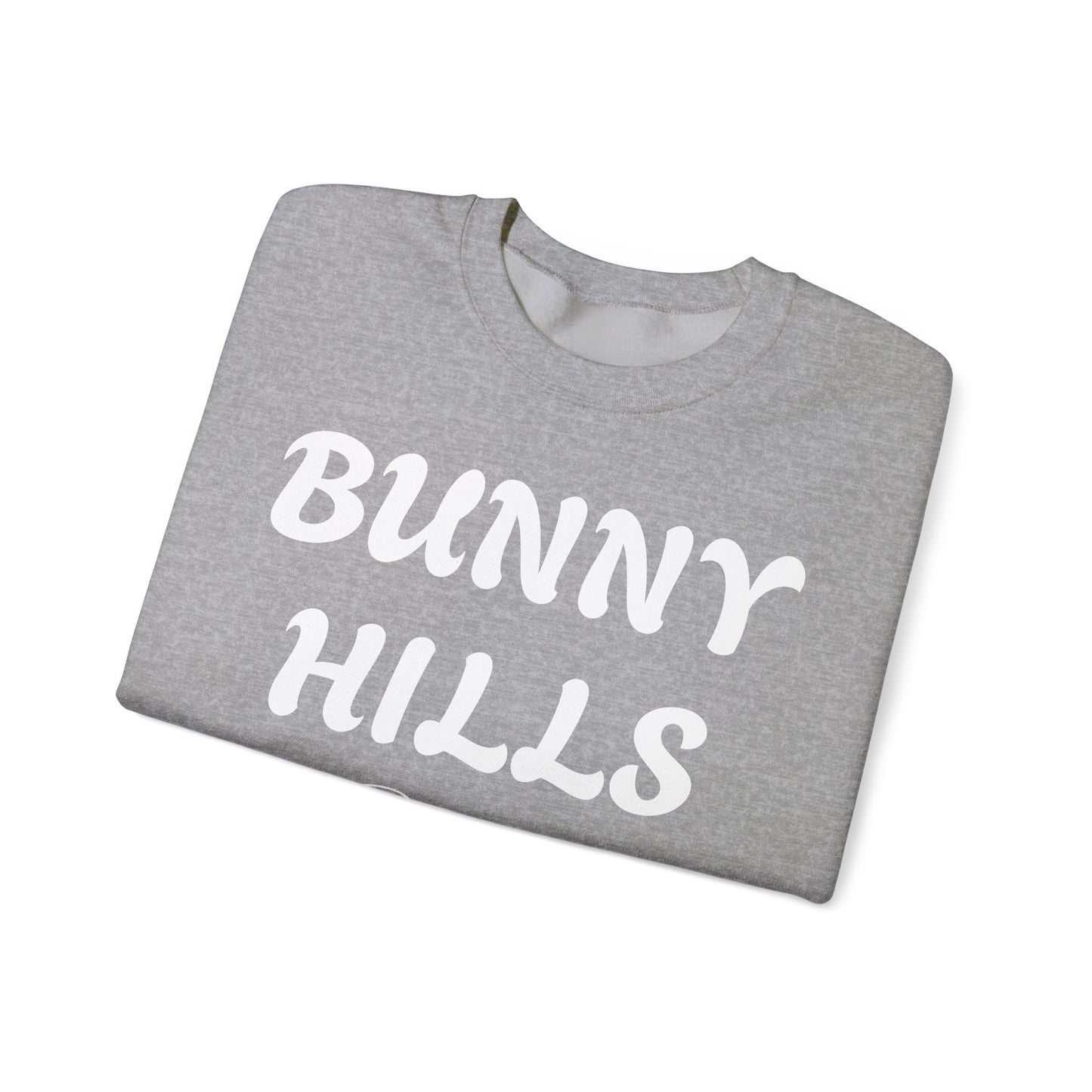 Bunny Hills Sweatshirt | Retro Script Winter Typography - NautiCurl LLC