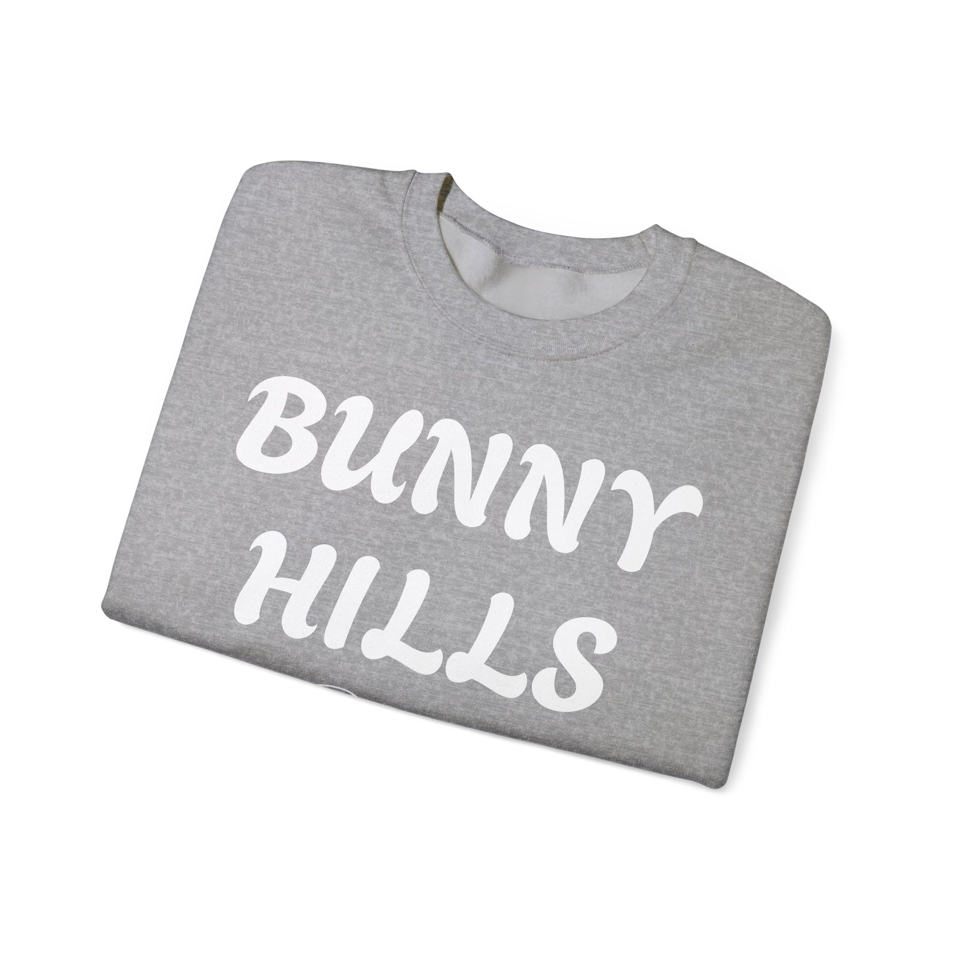 Bunny Hills Sweatshirt | Retro Script Winter Typography - NautiCurl LLC