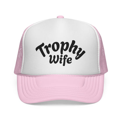 Trophy WifeTrucker Cap | Mesh Baseball Hat - NautiCurl LLC