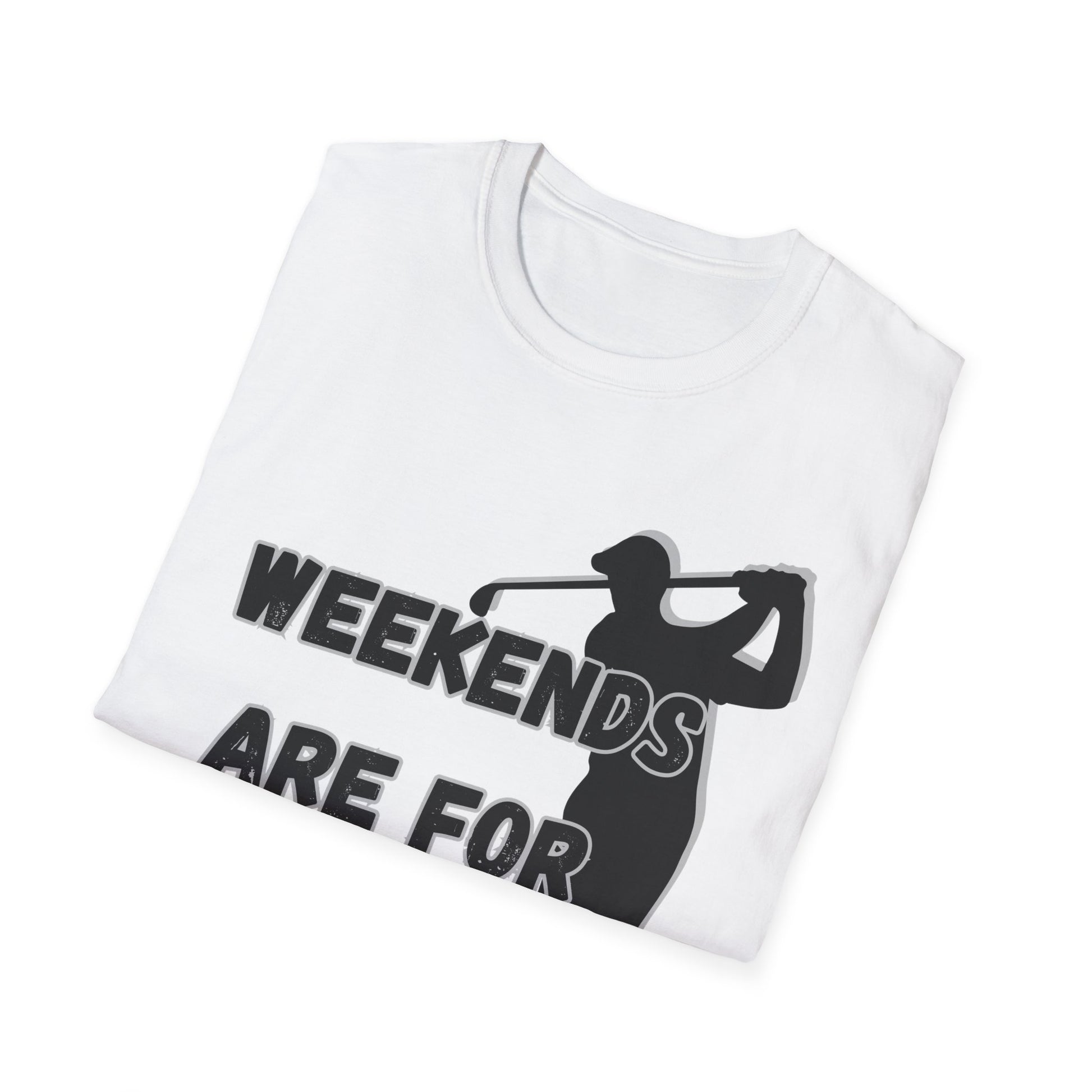 Weekends Are For Wedges T-Shirt | Golf Golfer Silhouette - NautiCurl LLC