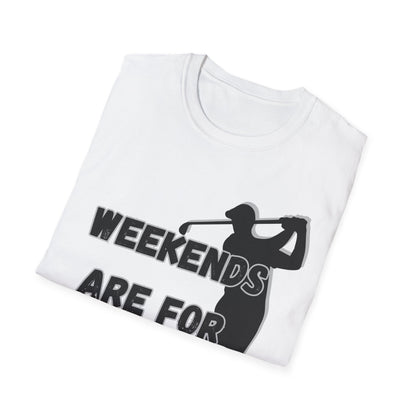 Weekends Are For Wedges T-Shirt | Golf Golfer Silhouette - NautiCurl LLC