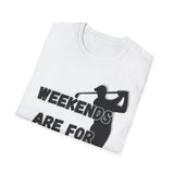 Weekends Are For Wedges T-Shirt | Golf Golfer Silhouette