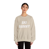 Ski Bunny Sweatshirt | Retro Script Winter Typography