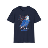 Patriotic Bald Eagle T-Shirt | America sketch with fireworks