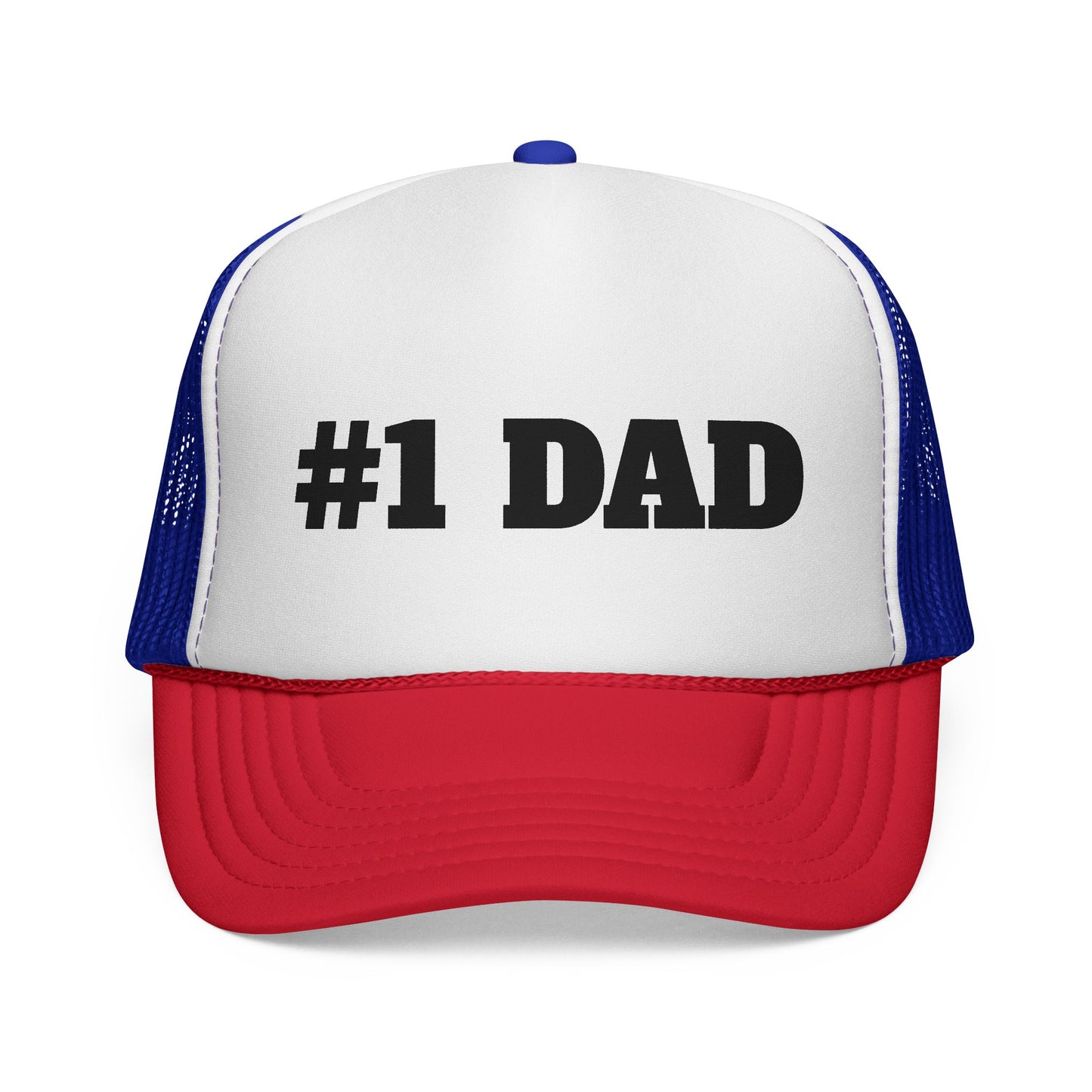 Number #1 Dad Trucker Cap | Mesh Baseball Hat