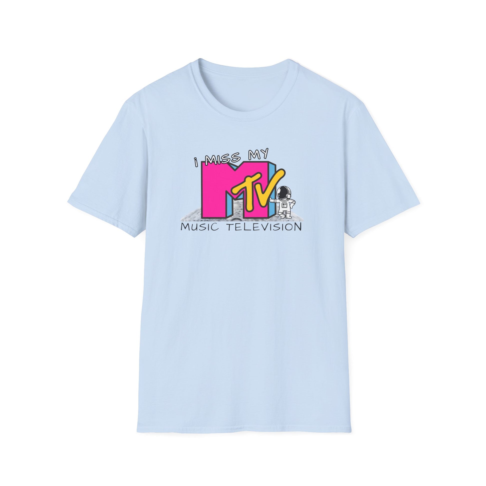 I Miss My MTV T-Shirt | Retro 80s MTV Logo Music Television Tee - NautiCurl LLC