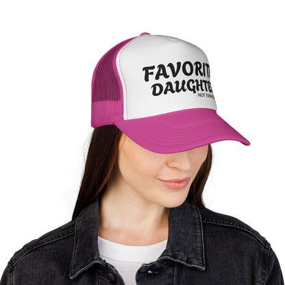 Favorite Daughter Trucker Cap | Mesh Baseball Hat - NautiCurl LLC