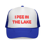 I Pee in the Lake Trucker Cap | Funny Winter Hat