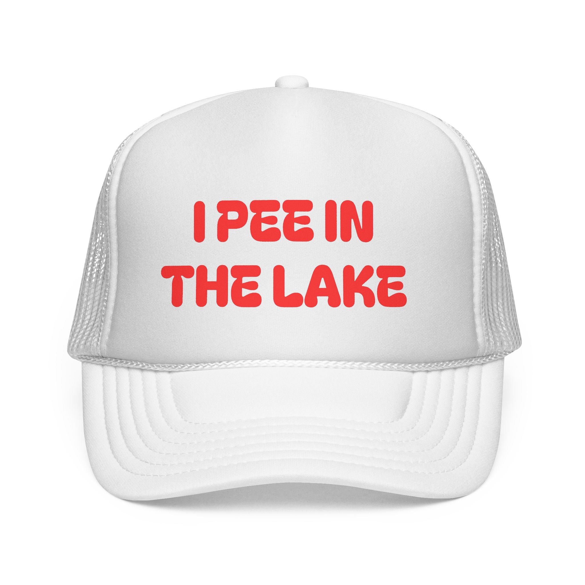 I Pee in the Lake Trucker Cap | Funny Winter Hat