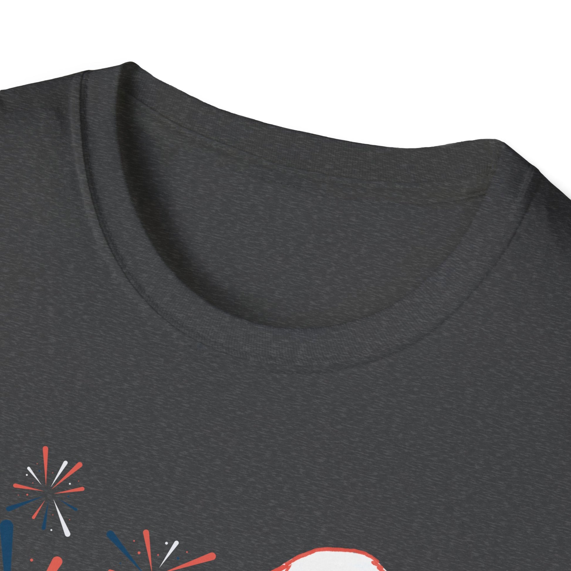 Patriotic Bald Eagle T-Shirt | America sketch with fireworks - NautiCurl LLC