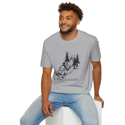 Snowmobile BRRAAAP! T-Shirt | Winter Racing Graphic - NautiCurl LLC