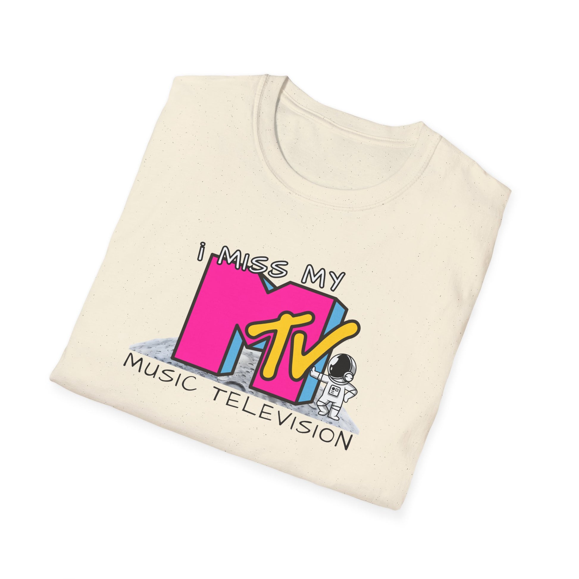 I Miss My MTV T-Shirt | Retro 80s MTV Logo Music Television Tee - NautiCurl LLC