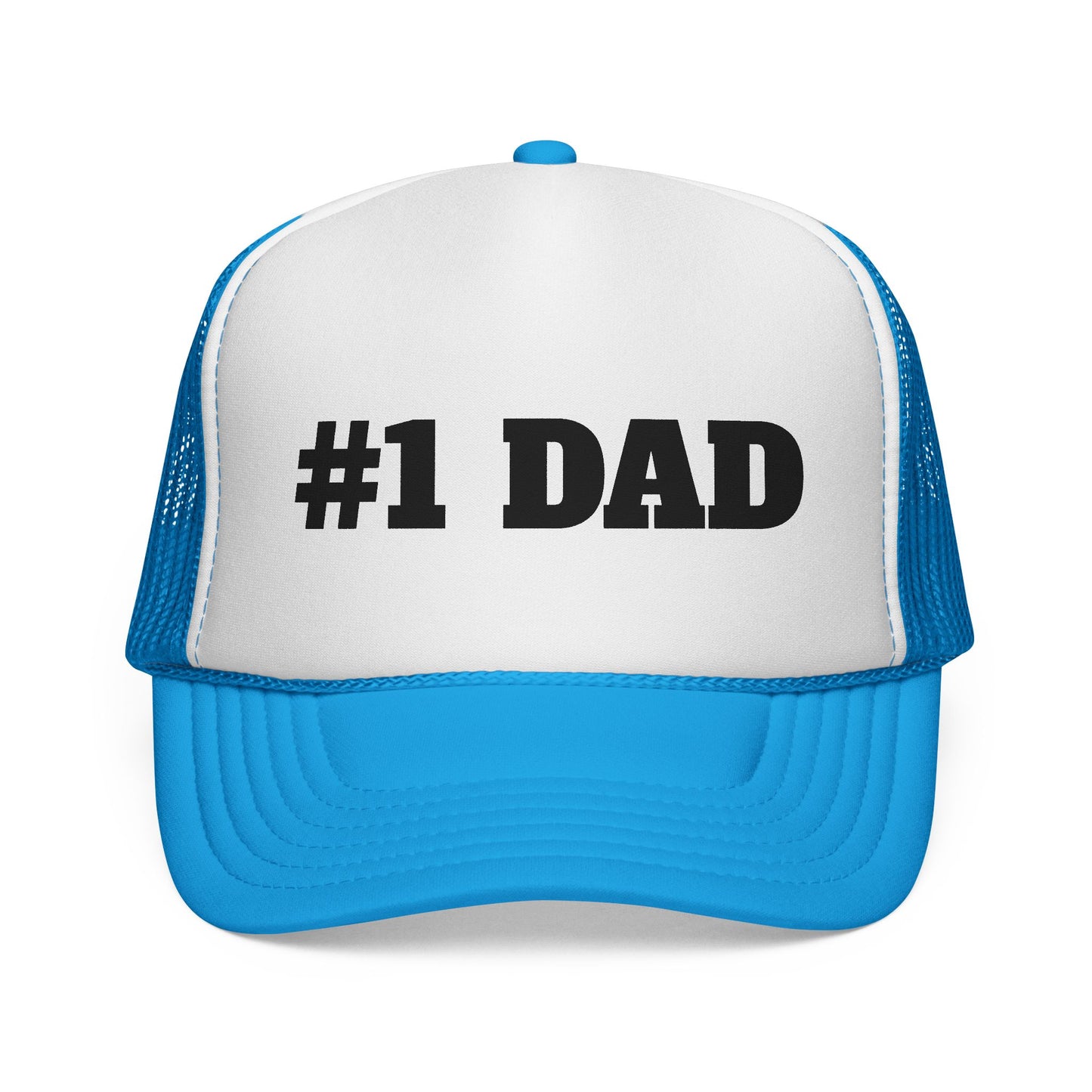 Number #1 Dad Trucker Cap | Mesh Baseball Hat