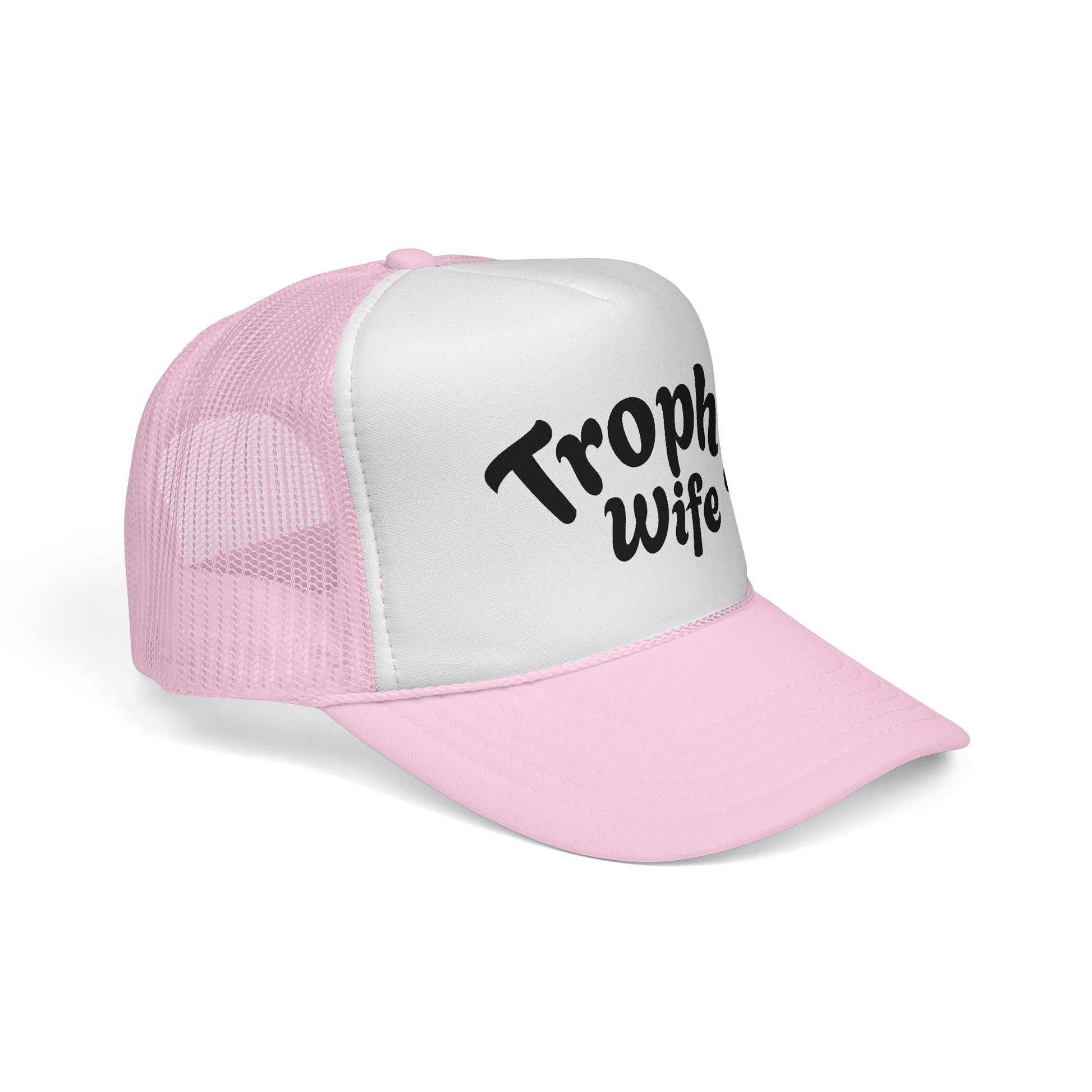 Trophy WifeTrucker Cap | Mesh Baseball Hat - NautiCurl LLC